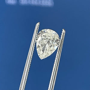 1.00 Carat G-SI2 Pear Brilliants Diamond EGL-USA Certified FREE SETTING
