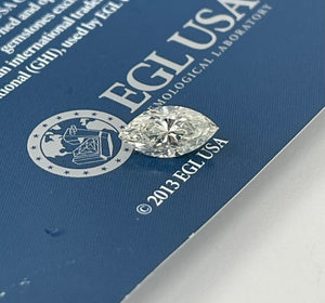 1.52 Carats H-SI1 Marquise Brilliants Diamond EGL-USA Certified FREE SETTING