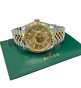 Rolex Sky Dweller 42mm Jubilee Two Tone Ref 326933