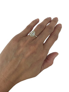 Oval Brilliant Solitaire Under Halo Engagement Ring AGS Certified