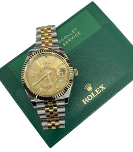 Rolex Sky Dweller 42mm Jubilee Two Tone Ref 326933