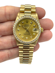 Rolex Datejust President 31mm Diamond Bezel and Dial