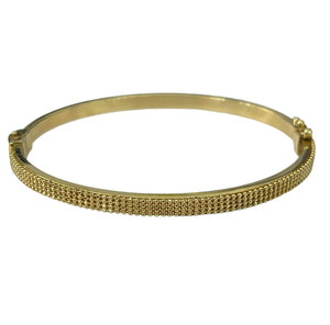 Yellow Gold Bangle Bracelet 18kt