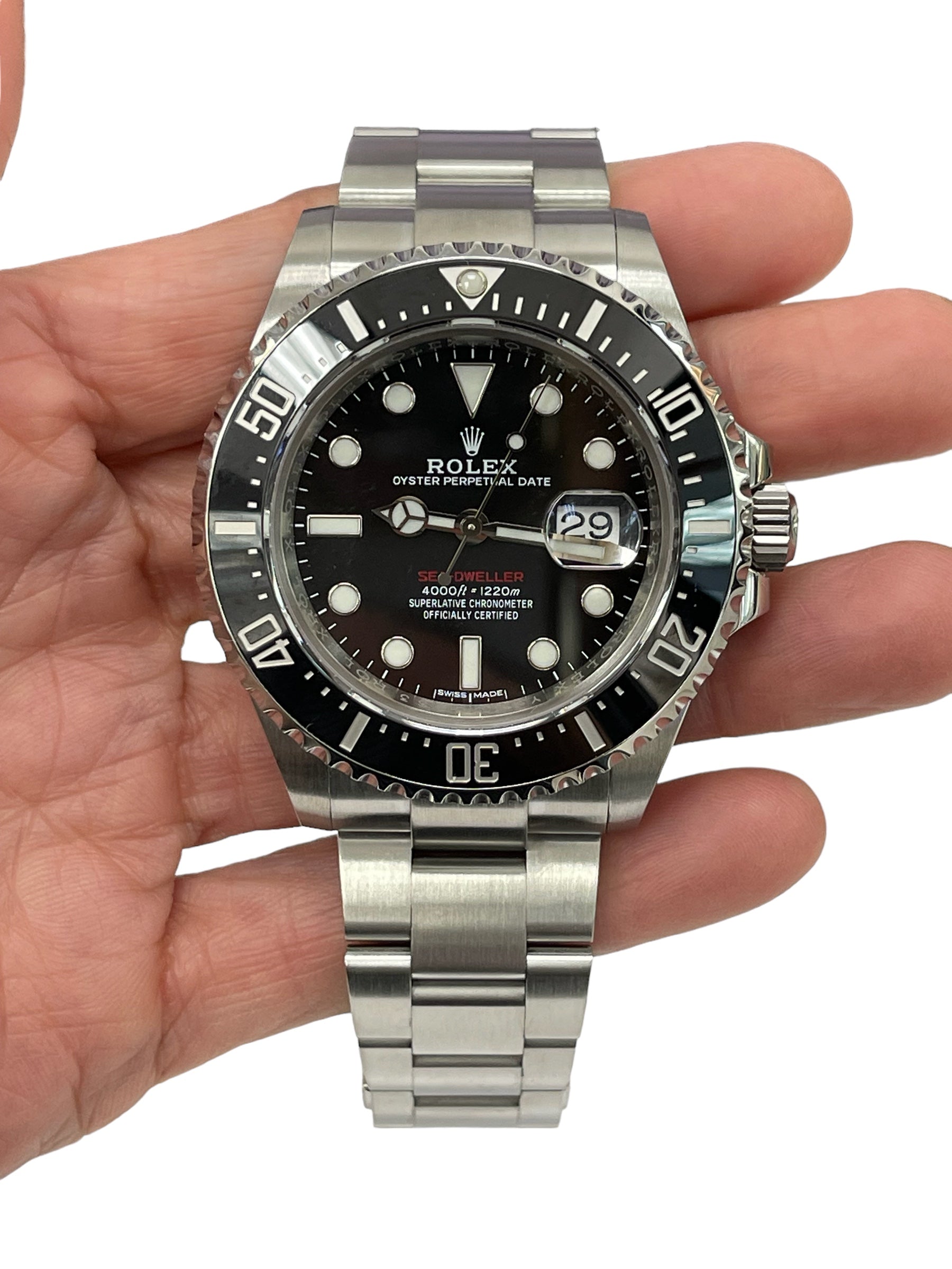 Rolex Sea Dweller 43mm Complete Set Red Letters Reference 126600