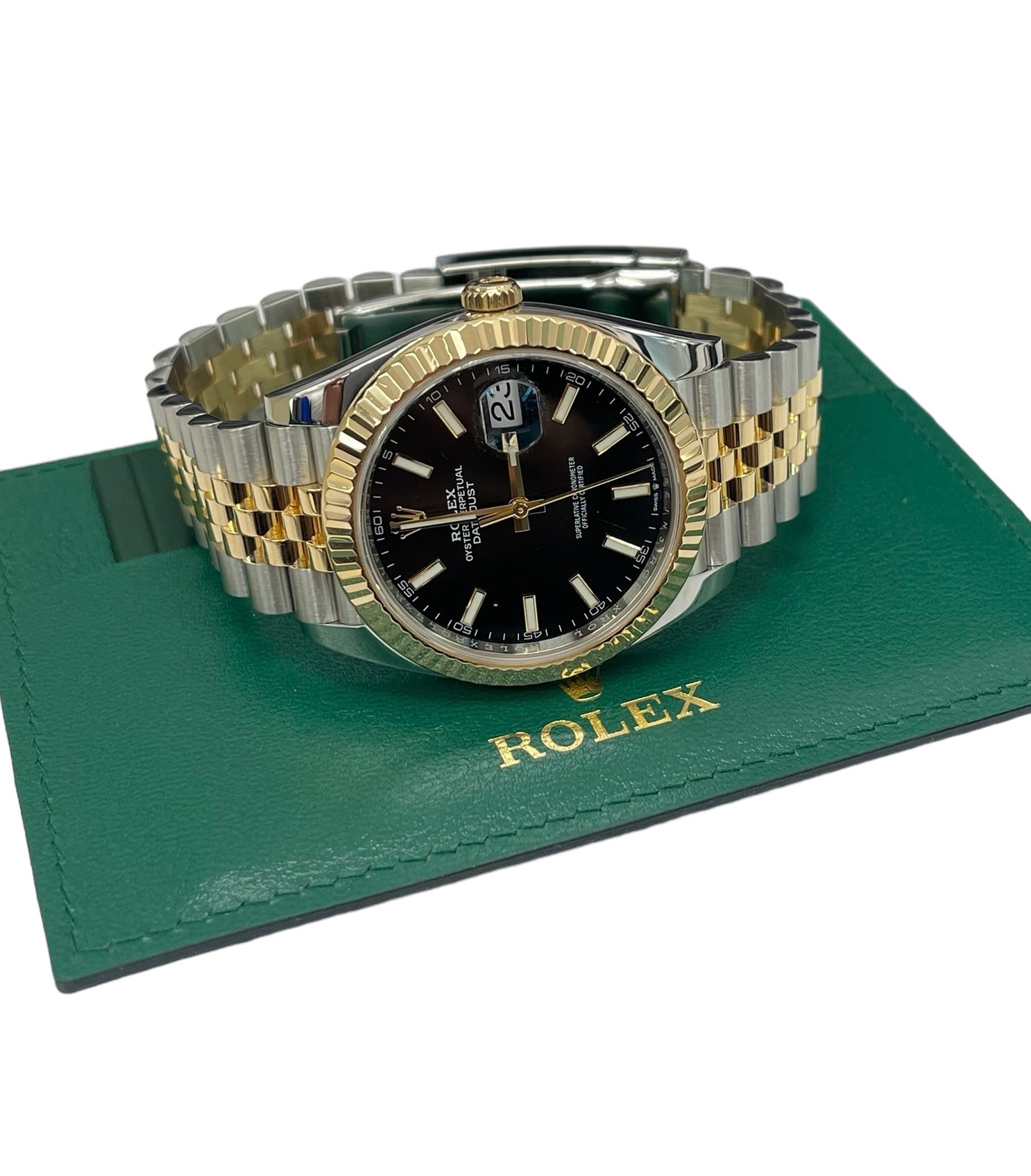 Rolex Datejust 41MM Two Tone Jubilee Black Dial 126333