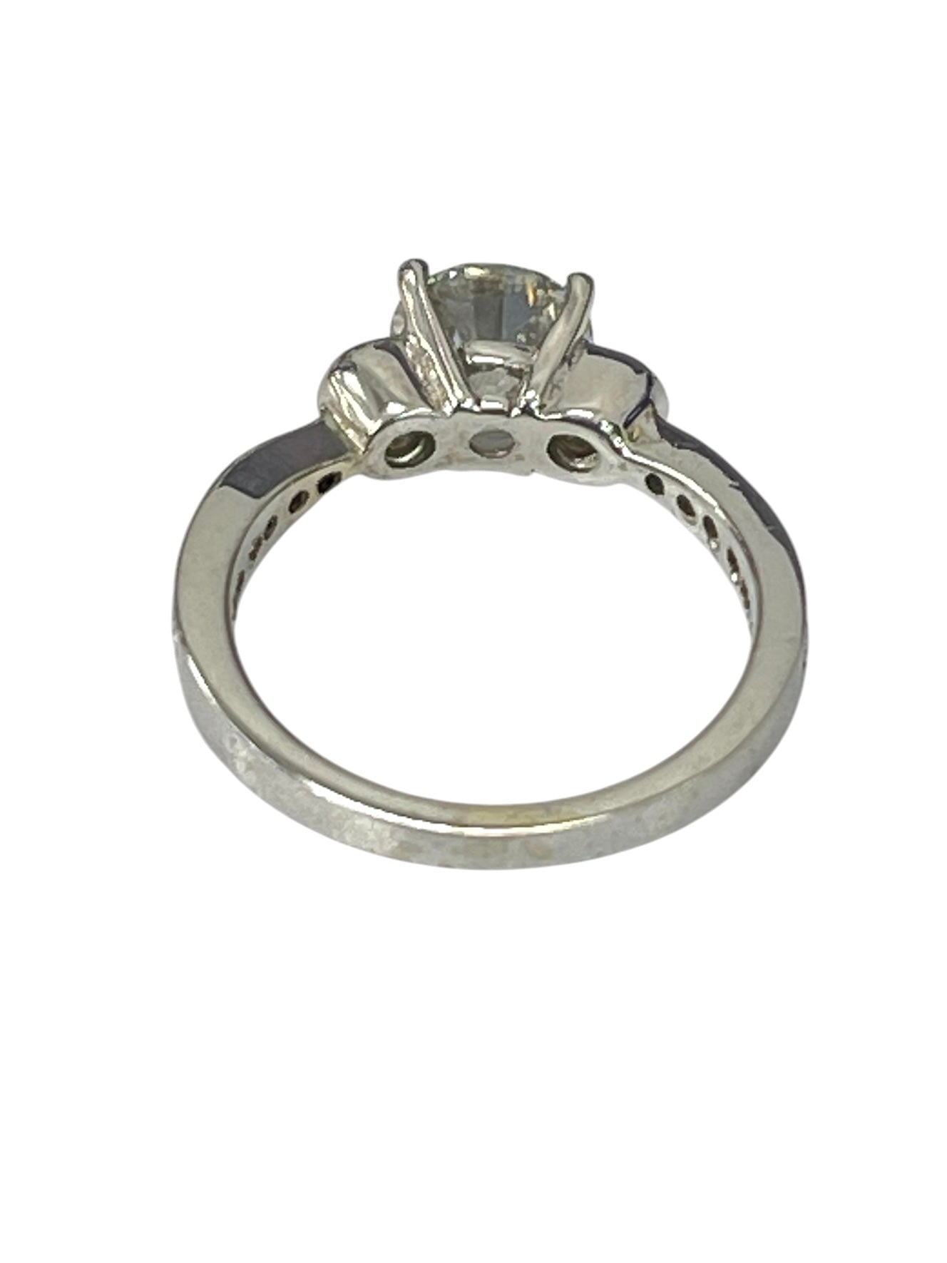 GIA Certified Fancy Grey Diamond Ring 18kt White Gold