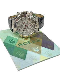 Rolex Daytona Meteorite Roman Dial White Gold 116519