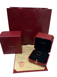 Cartier Love Ring Yellow Gold Size 6.5 Complete Set