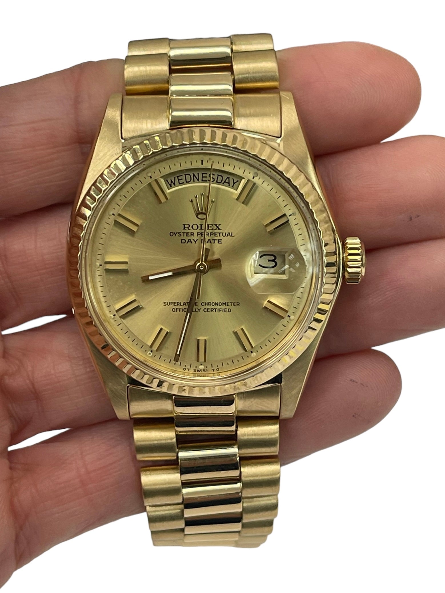Rolex 36mm DayDate President Reference 1803 Factory Dial