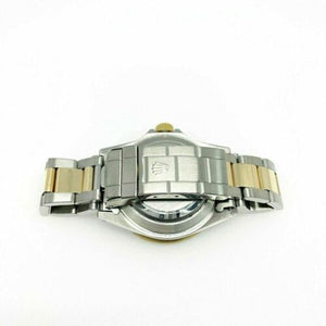 Rolex 40MM Submariner Date 18K Yellow Gold & Steel Watch Ref 16613 P Serial