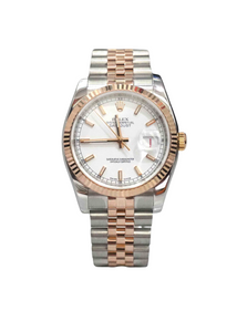 Rolex Date-Just 36MM Rose Gold Two Tone 116231 Card dated 2007