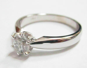 .51Ct Round Brilliant Cut Diamond Solitaire Engagement Ring Size 5.5 w/ CERT