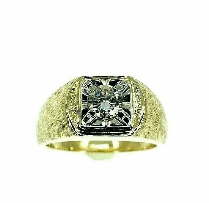Buy Solid 24K Yellow Gold Large Diamond Cut Mens Nugget Ring, Size 5 11  Online in India - Etsy