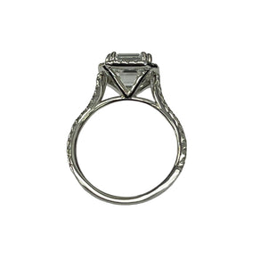 2.53 Carats Asscher Cut GIA Certified Engagement Ring