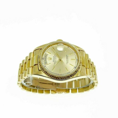 Rolex Day Date President Watch 18 Karat Yellow Gold 36MM Ref # 18248 A Serial 99