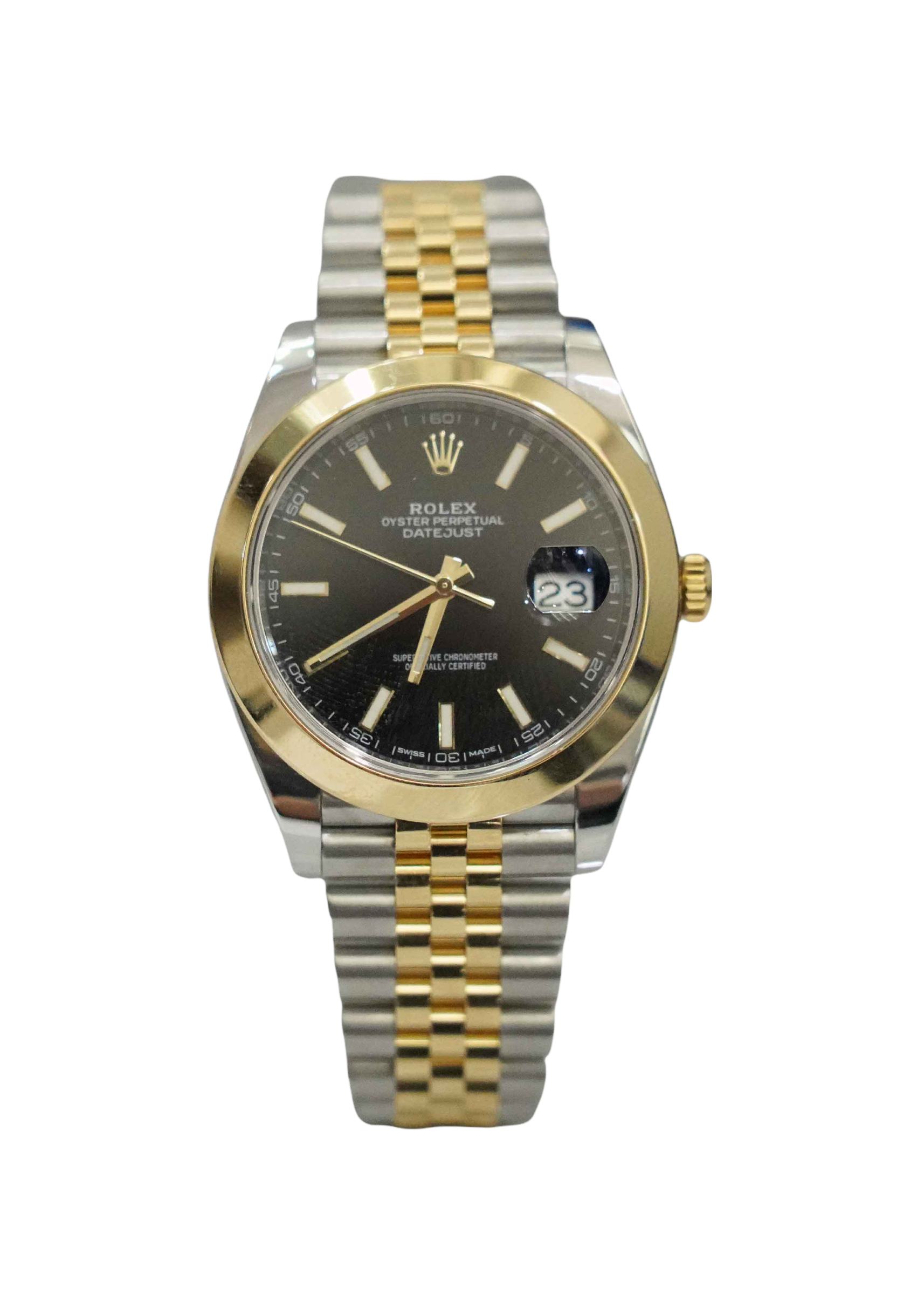 Rolex 41MM Datejust II Watch 18K Gold Stainless Steel Ref 126303
