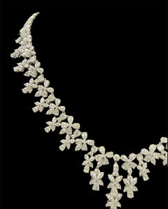 29.71 Carats Pear Brilliants, Marquise and Round Diamond Gala Necklace