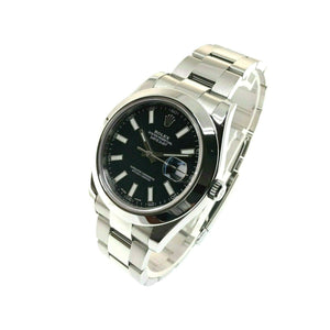 Rolex Datejust II 41mm Watch Stainless Steel Oyster Smooth Bezel Ref # 116300