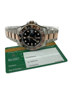 Rolex Root Beer GMT II Rose Gold Stainless Steel 126711CHNR