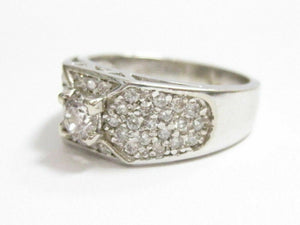 .95TCW Round Brilliant Cut Diamond Anniversary Ring G SI2 Size 6.5 14kWhite Gold