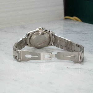 Rolex President Datejust Midsize White Gold Diamond Watch 68279