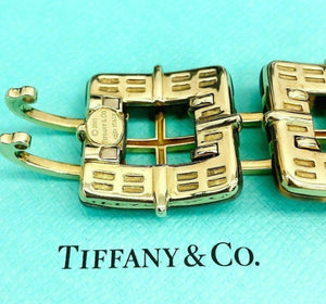 Original Tiffany and Co. Italian Hardstone Biscayne 18K Yellow Gold Bracelet