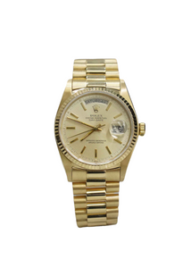 Rolex Day Date President 36mm 18K Yellow Gold Watch 18038