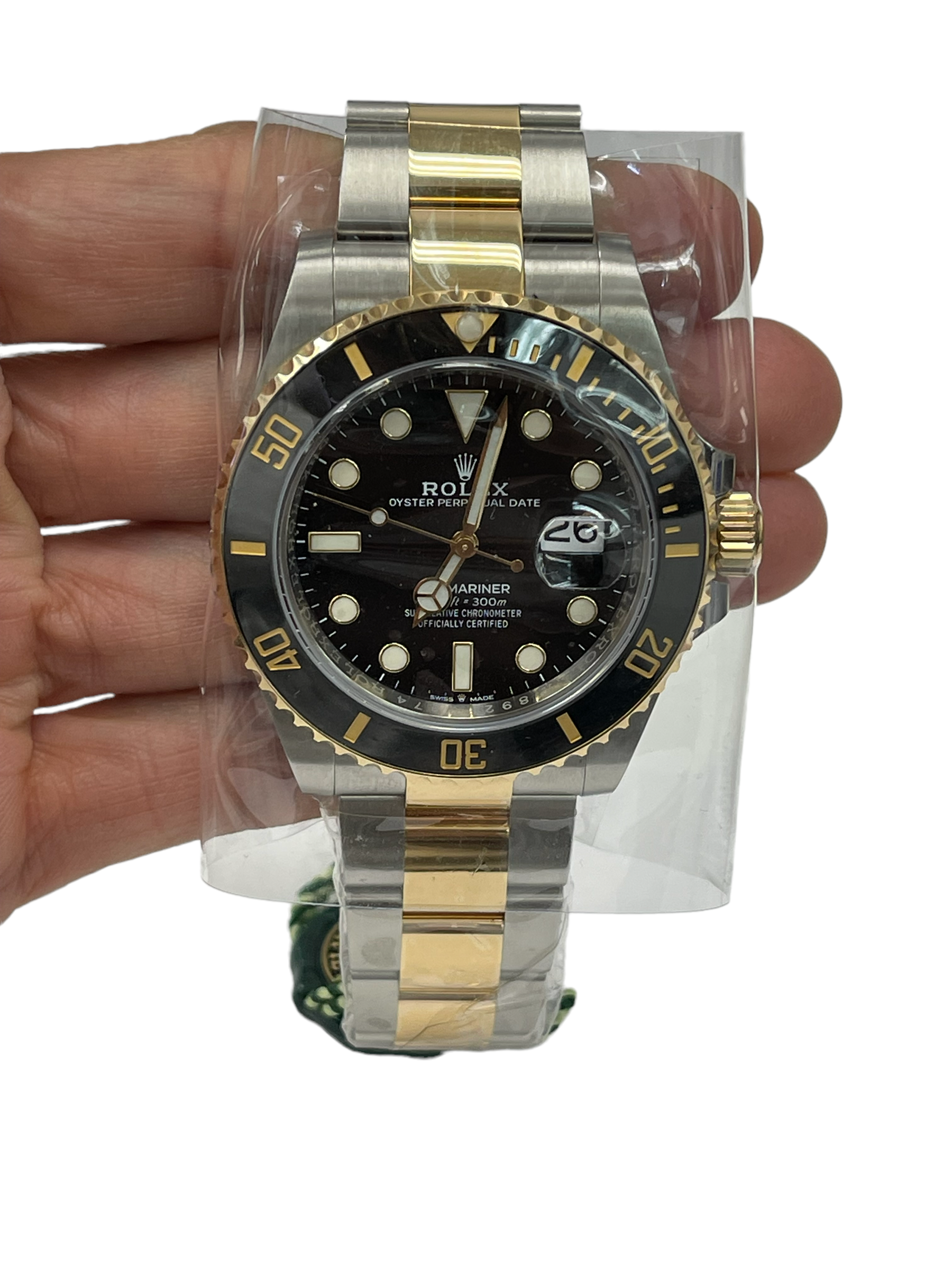 Rolex Submariner Date 126613LN NEW 2023 Black Gold Steel 41 mm for