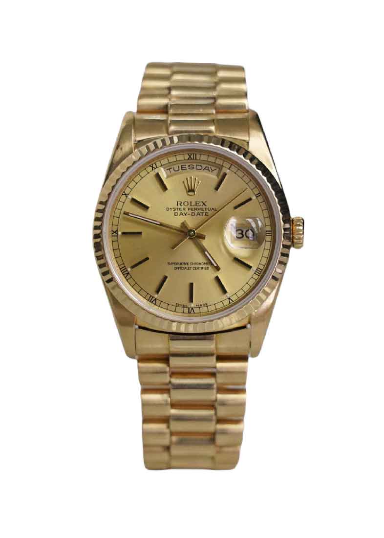 Rolex Day Date President 36mm Watch 18238 Factory Diamond Dial *Papers and Tags*