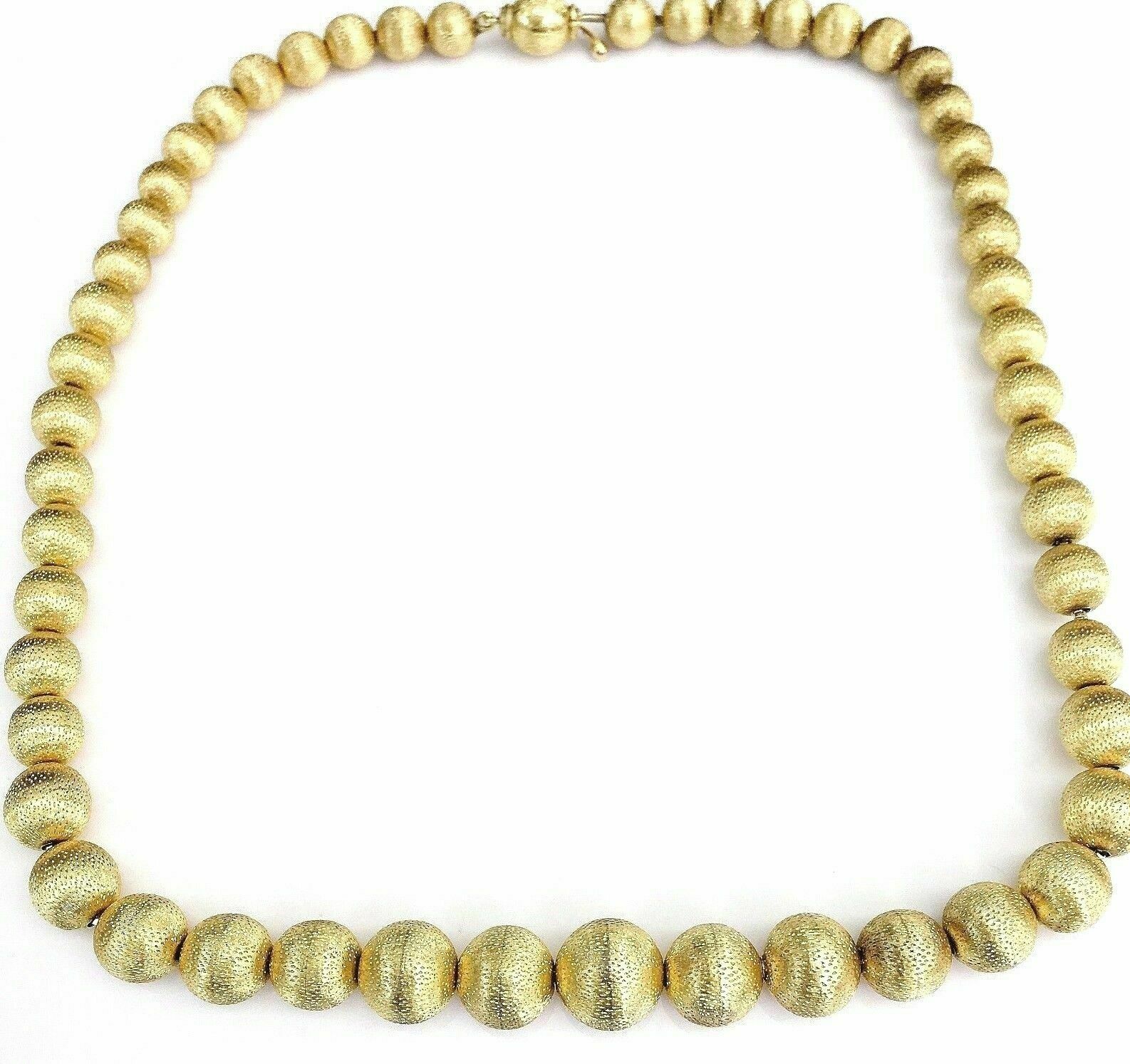Christopher Walling Unusual Ebony 18k Gold Bead Necklace – Oak Gem