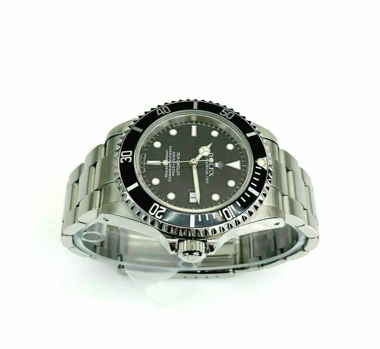 Rolex Sea Dweller Stainless Steel 40MM Watch Ref 16600 U Serial Circa 1998