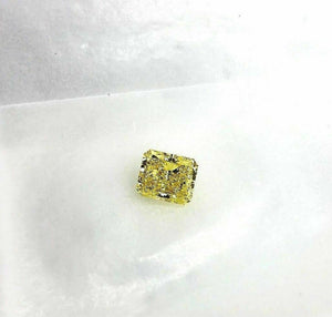 Loose GIA Diamond - Fancy Vivid Yellow GIA Radiant Cut 2.04 Carats Diamond SI1