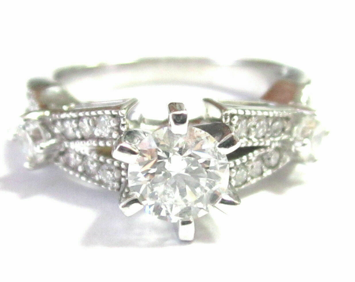 Round Brilliant Cut Diamond Designer-Inspired Engagement Ring