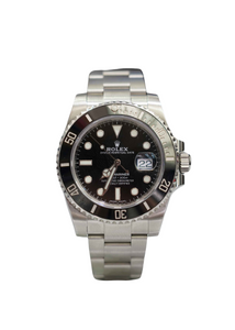 Rolex Ceramic Submariner Date Stainless Steel Watch Ref 116610LN
