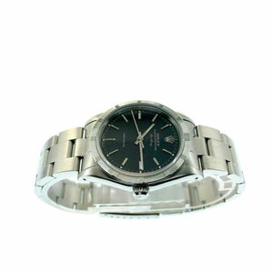 Rolex 34MM Air-King Oyster Watch Stainless Steel Ref #14010 X Serial Box Papers