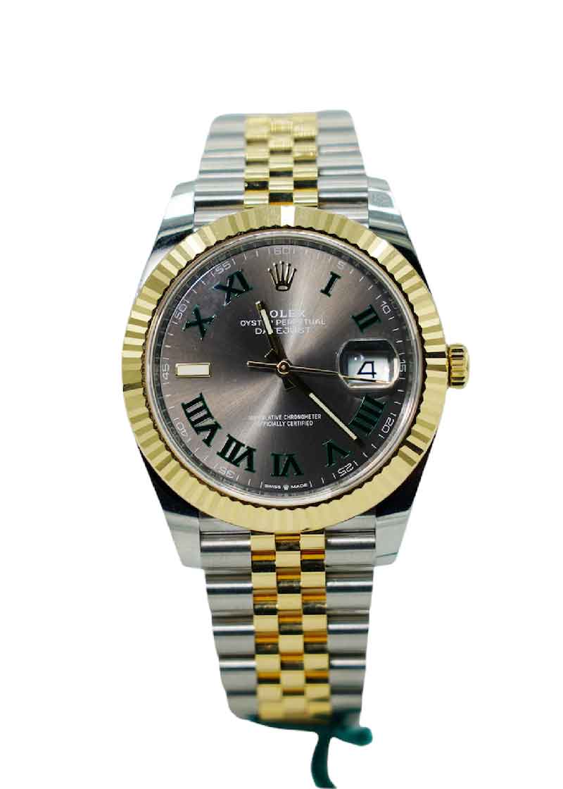 Rolex 41MM Datejust II Watch 18K Yellow Gold Stainless Steel Ref 126333 Card