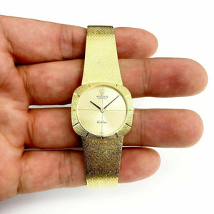 Vintage Rolex Cellini Watch Solid 18 Karat Yellow Gold 1.66 Ounces 20 x 24 MM NGDC.LA Vintage Rolex Cellini Watch Solid 18 Karat Yellow Gold 1.66 Ounces 20 x 24 MM NGDC.LA