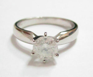 .92Ct Natural Round Brilliant Cut Diamond Solitaire Engagement Ring Size 5.5