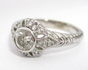 .76 TCW Round Brilliants Diamonds Engagement/Anniversary Ring Size 7 I SI-1