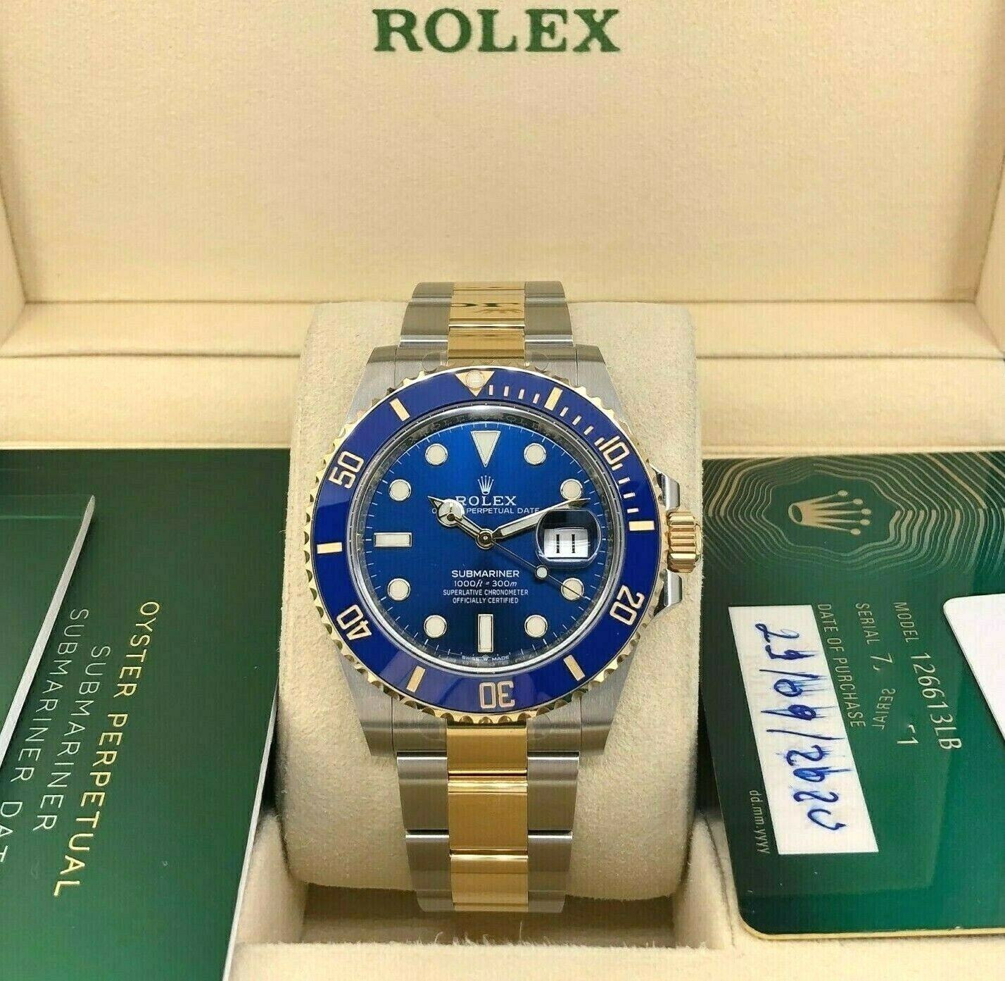 Rolex Submariner Date 126613LB Steel and Yellow Gold *New Model*
