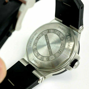Bvlgari Diagona 40MM Automatic Watch Stainless Steel Ref # DG 40 SV