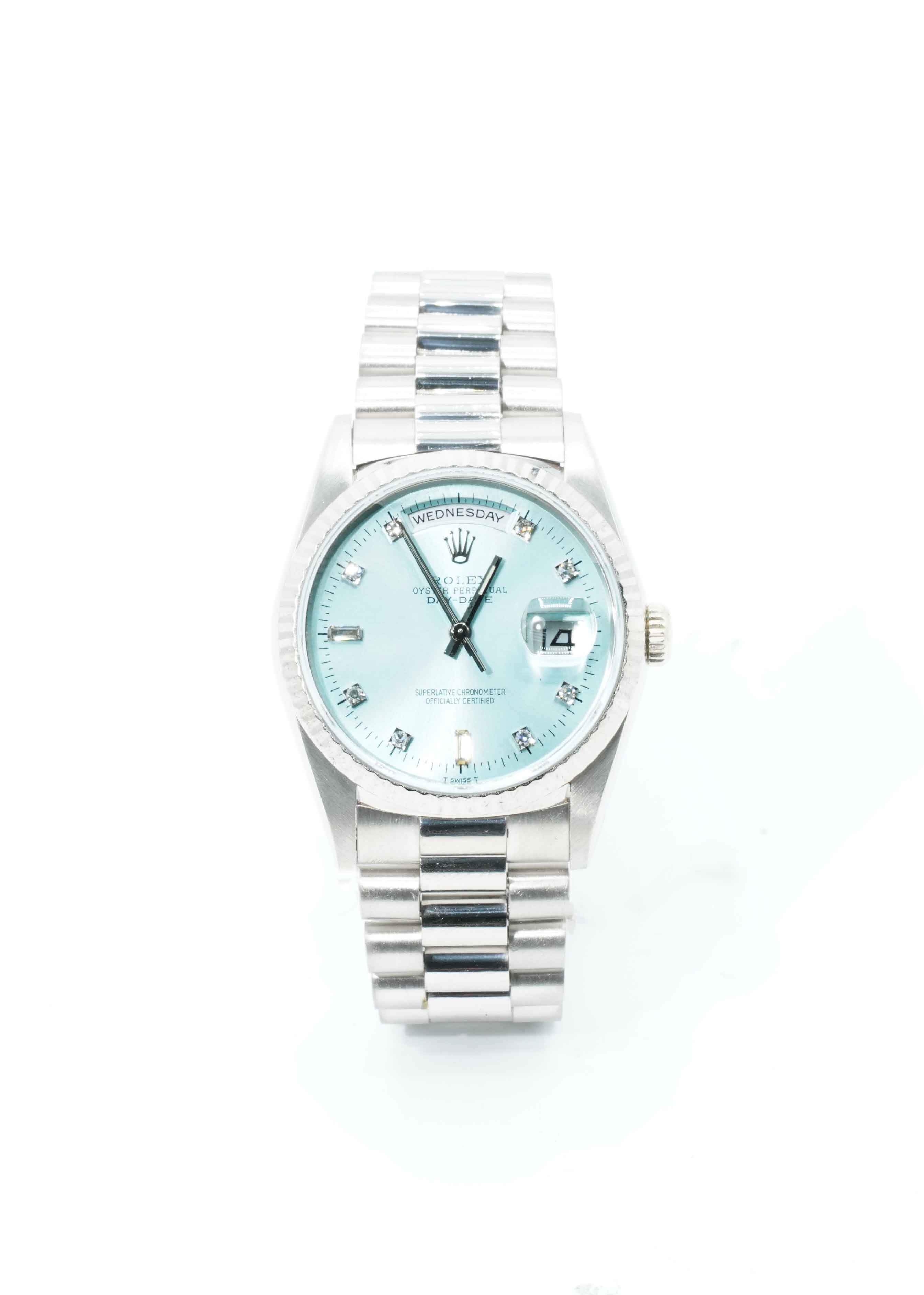 Rolex DateJust 36mm Watch 18239 Factory Diamond Dial