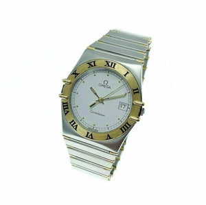Omega Constellation Solid 18 Karat Yellow Gold/Stainless Watch 33MM Quartz