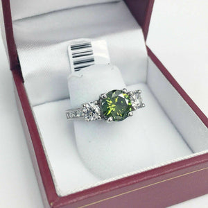2.88 Carats t.w. Diamond Anniversary/Engagement Ring 1.78 Center Diamond 14K