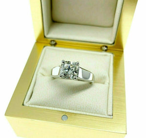 1.94 Carats AGS Square Radiant Diamond Scott Kay Solitaire Engagement Ring Plat