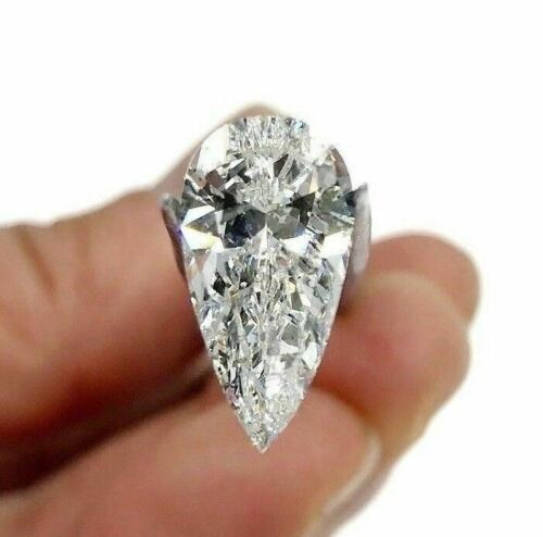 Loose GIA Diamond 3.67 Carats GIA F Color I1 Pear Shape Diamond 15.76 x 8.15 MM