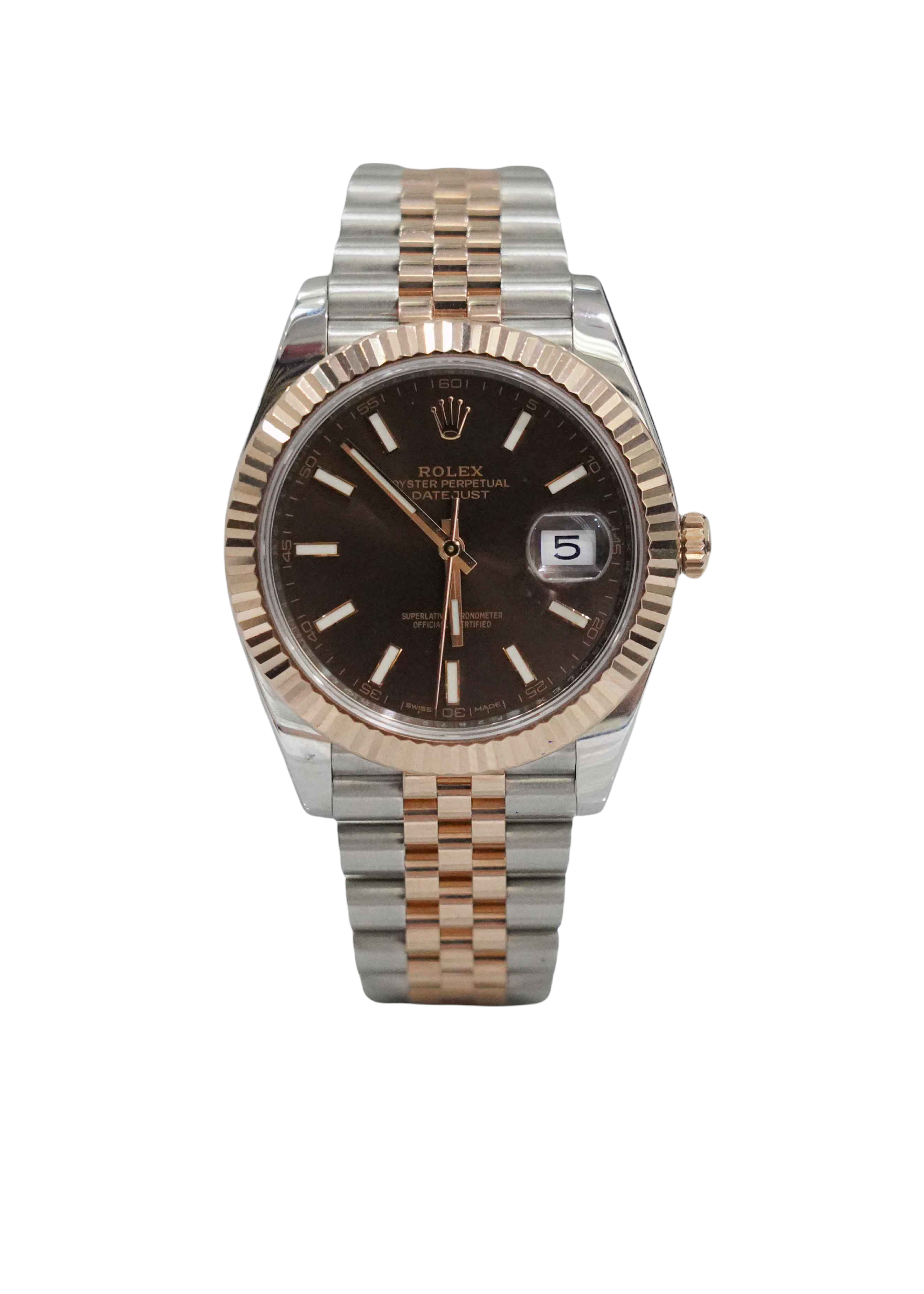 Steel and rose sales gold rolex datejust
