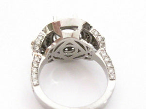 Fine 4 Prongs Semi-Mounting Round Diamond Ring with Natural Yellow Diamonds