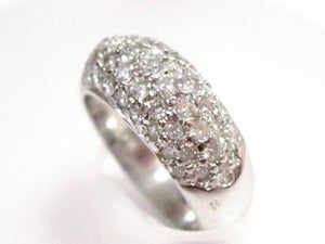 Fine 5mm Wide 1.25TCW Round Cut Diamond Ring/Band G SI1 Size 6.75 14k White Gold
