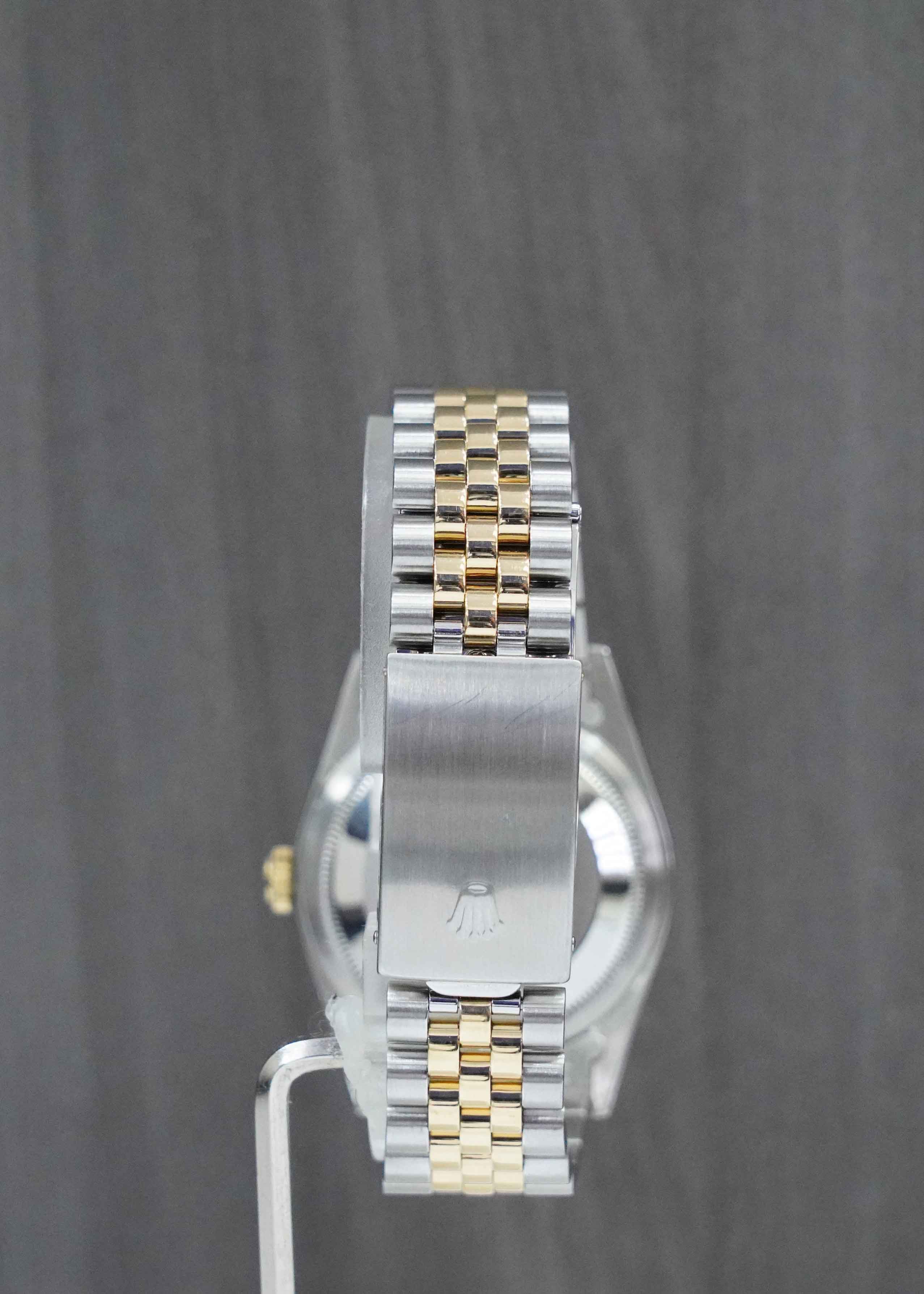 Rolex Datejust 36mm White Dial 16233 Two Tone